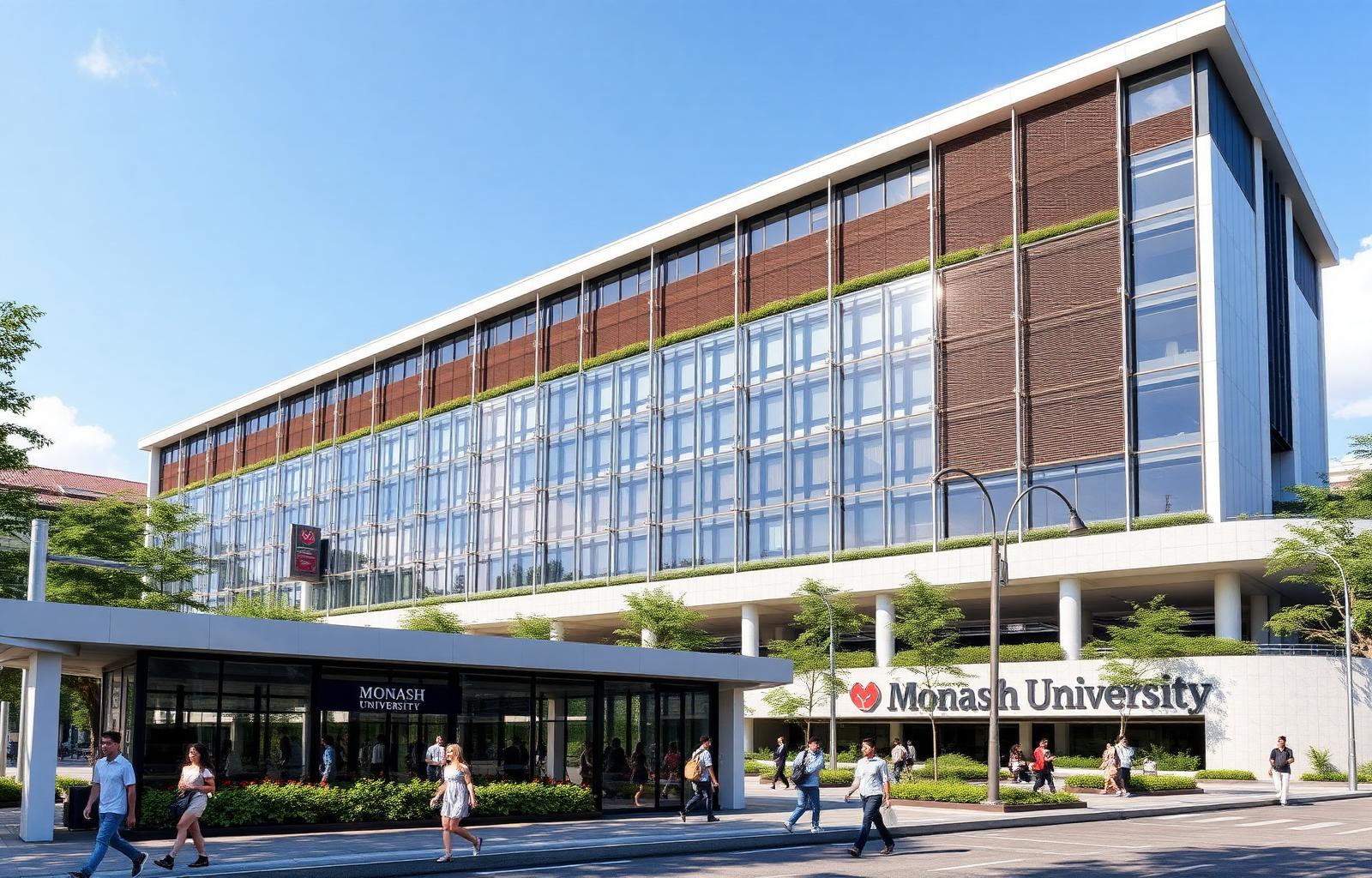 Monash University Malaysia campus and BRT station in Bandar Sunway, Selangor