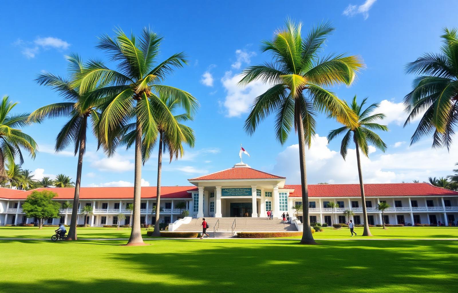 Universiti Sains Malaysia Minden campus with Padang Kawad in Penang